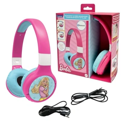 Afbeelding van Lexibook Składane bezprzewodowe słuchawki Bluetooth Barbie