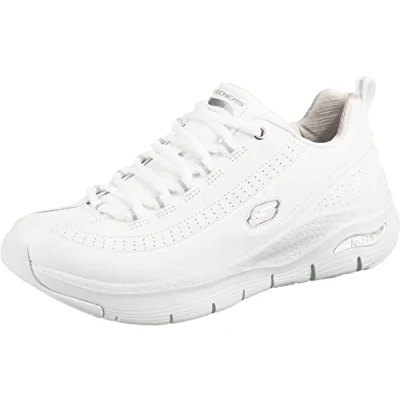 Afbeelding van Skechers Sport ARCH FIT Sneakers laag, Dames, Maat: 35, White/silver Leer