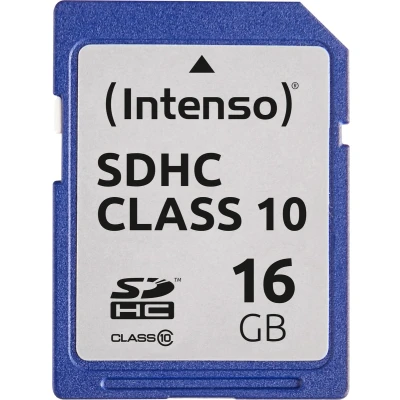 Afbeelding van Intenso 16GB SDHC Class 10 SD Karte Geheugenkaarten