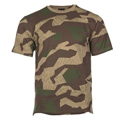 Afbeelding van Mil Tec NVA camouflage T shirt voor heren
