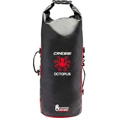 Afbeelding van Cressi Octopus Dry Rugzak voor volwassenen, waterdicht, zwart/rood, 30 l
