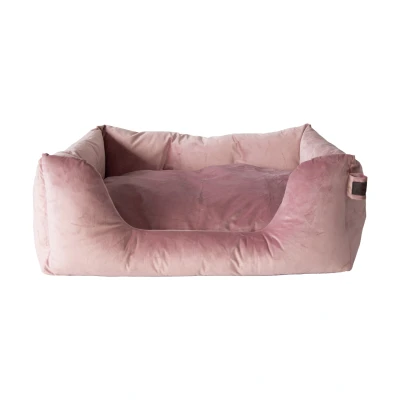 Image de Kentucky Lit pour Chien velours Rose Vieux 80x60cm