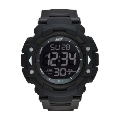 Afbeelding van Skechers Traditional Keats Digitaal horloge, Heren, Maat: One Size, Black