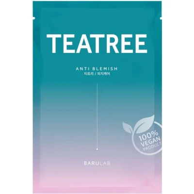 Afbeelding van Barulab The Clean Vegan Tea Tree Mask 11 g 1 stuk