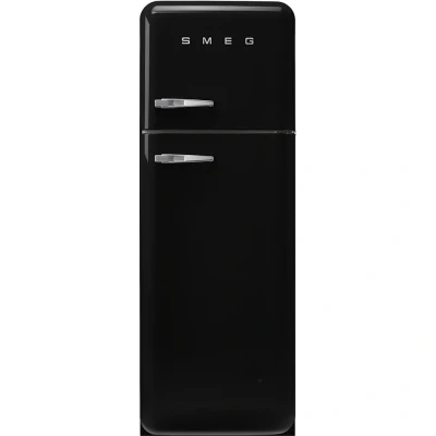 Afbeelding van Smeg Fab30rbl5 Koel vriescombinatie Zwart Energieklasse D Koelkast Met Diepvries