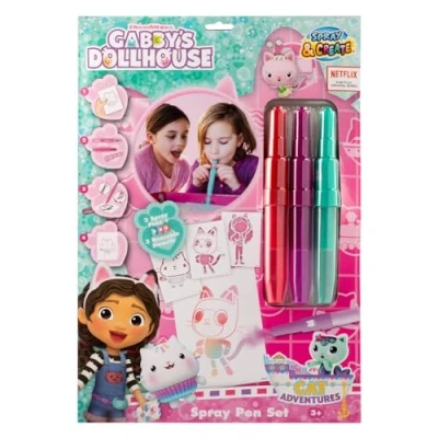 Afbeelding van Canenco Gabby&#039;s Poppenhuis Blaaspennen Set