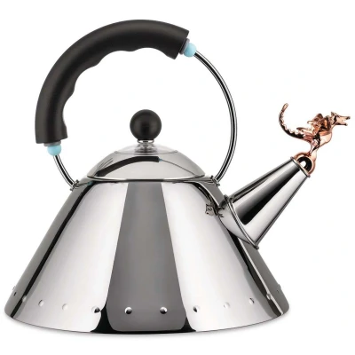 Afbeelding van Alessi Fluitketel Tea Rex 9093REX B Zwart 2 Liter door Micheal Graves