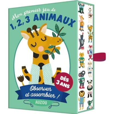Image de jeu classique Auzou Premier de 1,2,3 Animaux