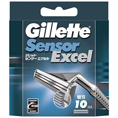 Afbeelding van Gillette Sensor Excel reservemesjes voor Sensor, 10 stuks, 4 stuks