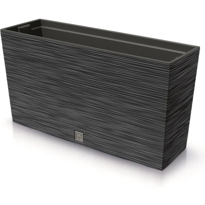 Afbeelding van Prosperplast Furu Case Middle Bloempot met inzet Rechthoekig 77x23,5x41cm Antraciet