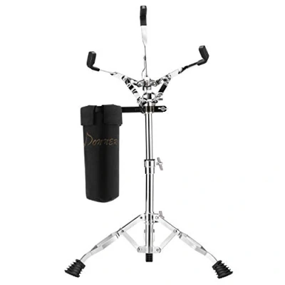 Afbeelding van Donner dubbele versterking met houder voor drumsticks, snare houders van 25,4 cm 35,6 (10 14 inch) drum/drum pad, statief, bijgewerkt