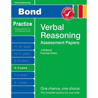 Afbeelding van Bond Assessment Papers Verbal Reasoning 8 9 Yrs
