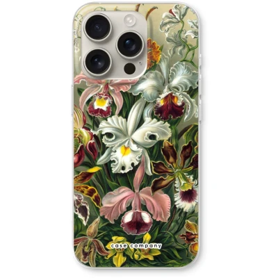 Afbeelding van Case Company® hoesje geschikt voor iPhone 16 Pro Haeckel Orchidae Soft Cover Telefoonhoesje Bescherming aan alle Kanten en Schermrand