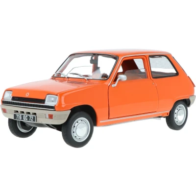 Afbeelding van Renault 5 1972 Orange, Norev 1:18 diecast metal