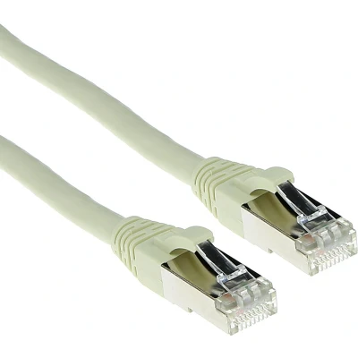 Afbeelding van ACT FB6003 SFTP CAT6A Patchkabel Snagless Ivoor 3 meter