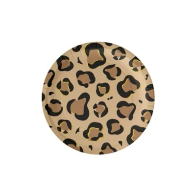 Image de Luipaard Print Borden 23cm 8 stuks