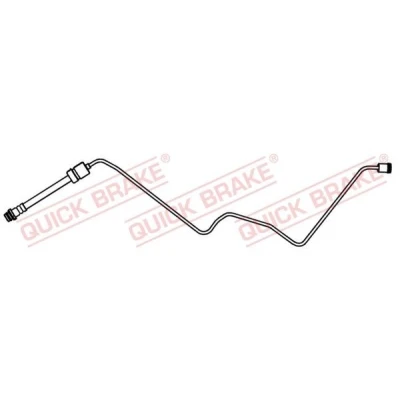Afbeelding van QUICK BRAKE 96.015 Remslang 830 M10x1 FORD: MONDEO 4 Turnier, S Max Mk1