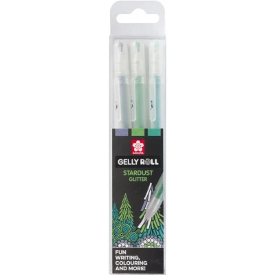 Afbeelding van Sakura Gelly Roll Stardust Glitter Forest stiften, 3 stuks