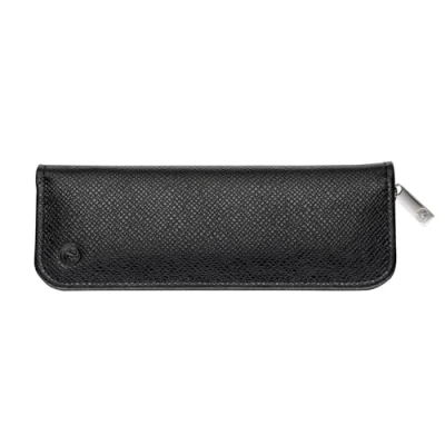 Afbeelding van Pelikan leren etui TGX2E voor schrijfinstrumenten, zwart