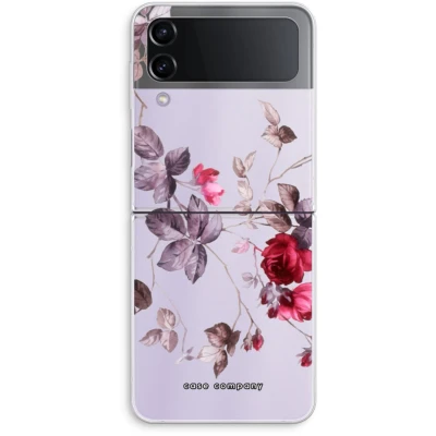 Afbeelding van Case Company® hoesje geschikt voor Samsung Galaxy Z Flip4 Mooie bloemen Soft Cover Telefoonhoesje Bescherming aan alle Kanten en Schermrand