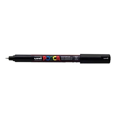 Afbeelding van Posca Balpen PC 1MR 0,7 mm Ultradun Zwart