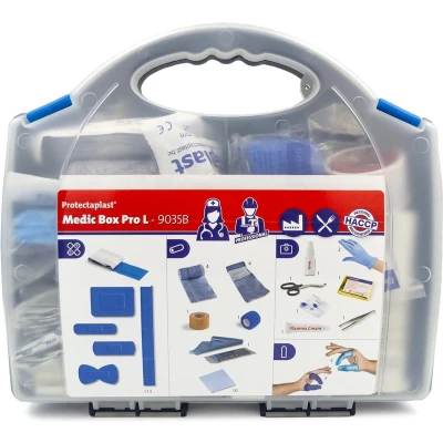 Afbeelding van Protectaplast EHBO koffer Medic Box Pro L, inhoud tot 10 personen verbandtrommel