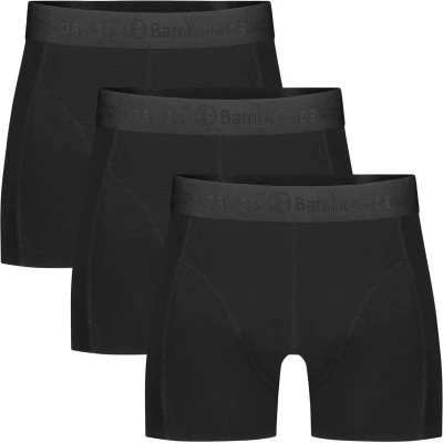Afbeelding van Bamboo Basics 3 PACK Onderbroeken, Heren, Maat: Medium, Black ton sur