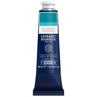 Afbeelding van Lefranc Bourgeois Fine Tube olie, 40 ml, turquoise