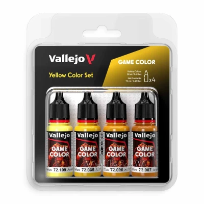 Afbeelding van Yellow Color Set 4 kleuren 18ml 72378