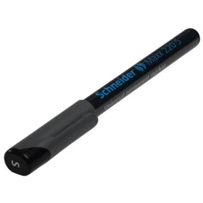 Afbeelding van Schneider universele permanent marker Maxx 220 S zwart 112401