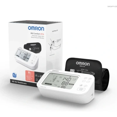 Afbeelding van Omron M6 Comfort Bloeddrukmeter Bovenarm Aanbevolen door Hartstichting Blood Pressure Monitor met Hartslagmeter en AFib Model 2024