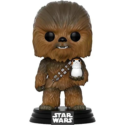 Image de Figurine Funko Pop Star Wars Episode VIII The Last Jedi First Chewbacca avec Porg