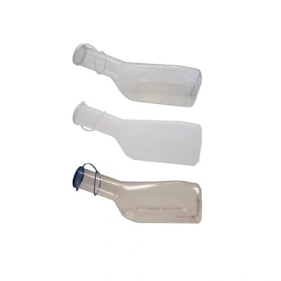 Afbeelding van Urinaal heren / mannen met deksel transparant kunststof 1000ml urinefles