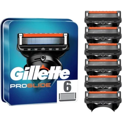 Afbeelding van Gillette Fusion5 ProGlide Scheermesjes Voor Mannen 6 Navulmesjes