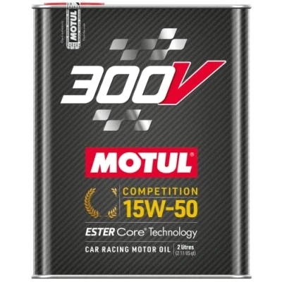 Afbeelding van Motul 300V Competition ESTER Core Techn. 15W 50 2L Motorolie 110860 VOLKSWAGEN: Golf 5, Polo IV Hatchback, 4, MERCEDES BENZ: E Class Saloon