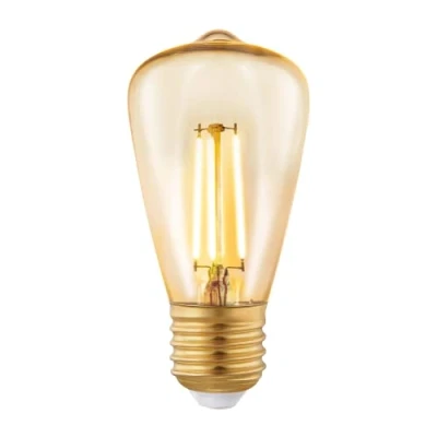 Afbeelding van EGLO LED Stepdimming Lamp E27 Ø 4,8 cm ST48 Amber 2200K