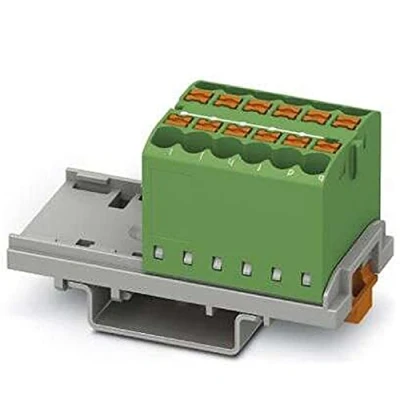 Afbeelding van Phoenix Contact 3273030 Verdeelblok 28.6 mm Spanveer Groen 8 stuk(s)