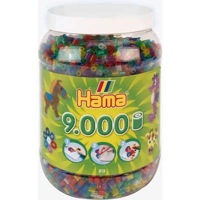 Afbeelding van Hama Strijkkralen Glitter In Pot 9000 Stuks