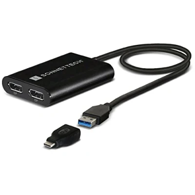 Afbeelding van Sonnet DisplayLink Dual 4K DisplayPort adapter voor Mac M1