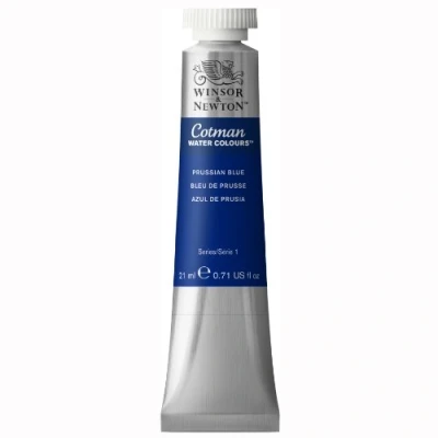 Afbeelding van Winsor &amp; Newton Cotman Aquarel Tube 21 ml Pruisisch Blauw
