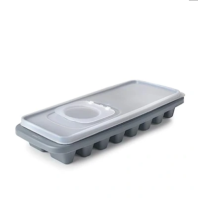 Afbeelding van Lacor 63337 IJsblokjesvorm van polypropyleen met Fresh deksel, 16 blokjes, transparant vulgat, BPA vrij, 4,5 x 3 cm