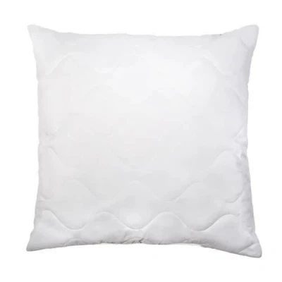 Image de ABEIL Lot de 2 Oreillers a memoire forme matelasses 60x60 cm blanc