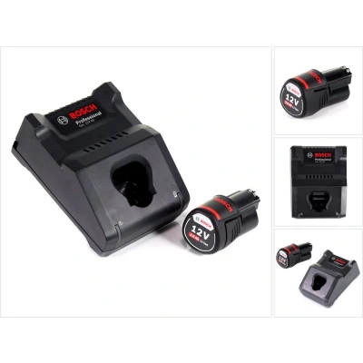 Afbeelding van Bosch GAL 12V 40 Professionele Snellader voor accu&#039;s ( 1600A019R3 ) + 3.0 Ah accu 1600A00X79