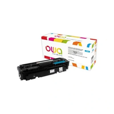 Image de OWA Haute capacité cyan compatible remanufacturé cartouche de toner (alternative pour : HP CF411X 411X) pour Color LaserJet Pro M452 MFP M377 M477