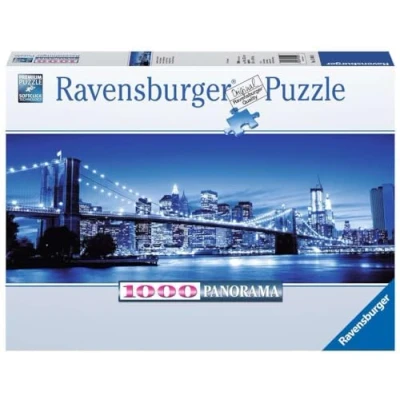 Afbeelding van Ravensburger puzzel Verlicht New York panorama Legpuzzel 1000 stukjes