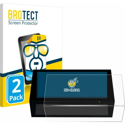 Afbeelding van BROTECT Screenprotector voor Peugeot 308 2022 Infotainment System 10&quot; Folie Beschermfolie transparant (2 Stuks)