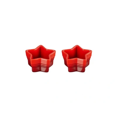 Afbeelding van Le Creuset Ramekins Ster Set Van 2 Kersenrood