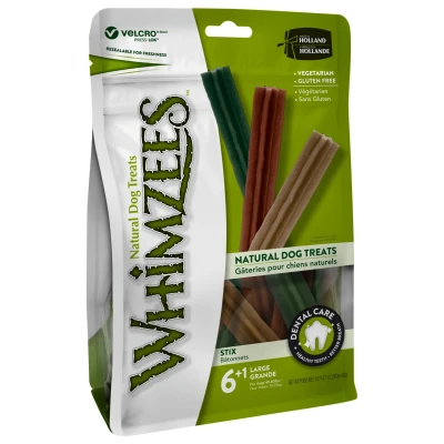 Afbeelding van Whimzees Stix LARGE 18 CM (6 + 2 stuks) (102661)
