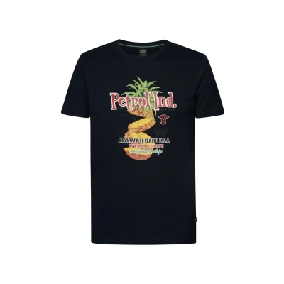 Afbeelding van Petrol Industries Tshirt print, Heren, Maat: XL, Blau