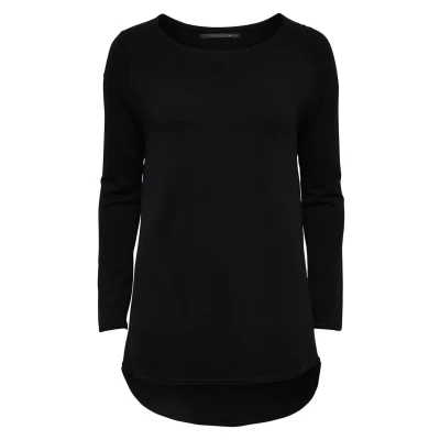 Afbeelding van ONLY Onlmila LACY L S LONG Trui, Dames, Maat: XL, Black